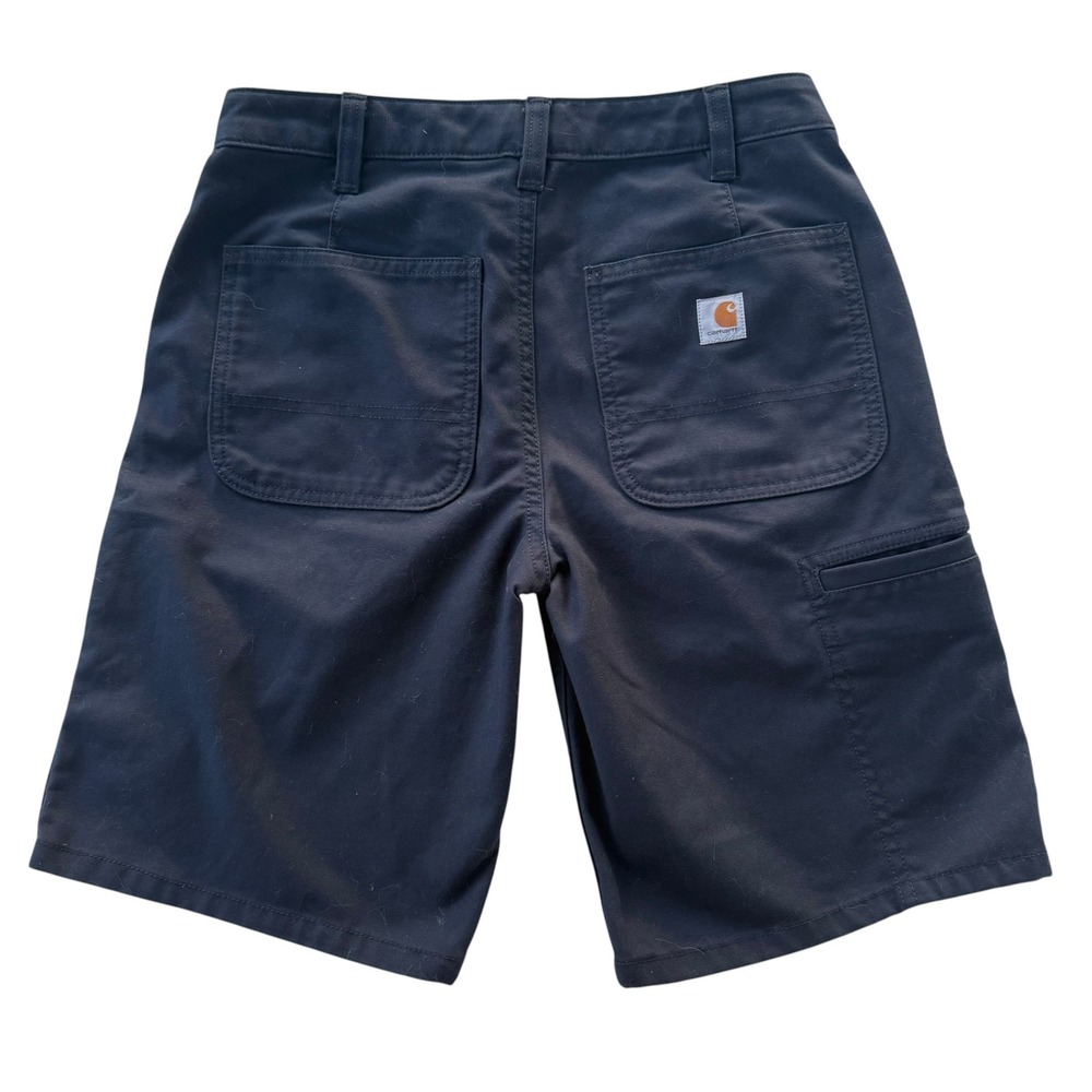 Carhartt B3311-W Rugged Flex Loose Fit Work Shorts Navy Blue Men's Size L